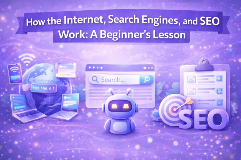 How the Internet, Search Engines, and SEO Work: A Beginner’s Lesson